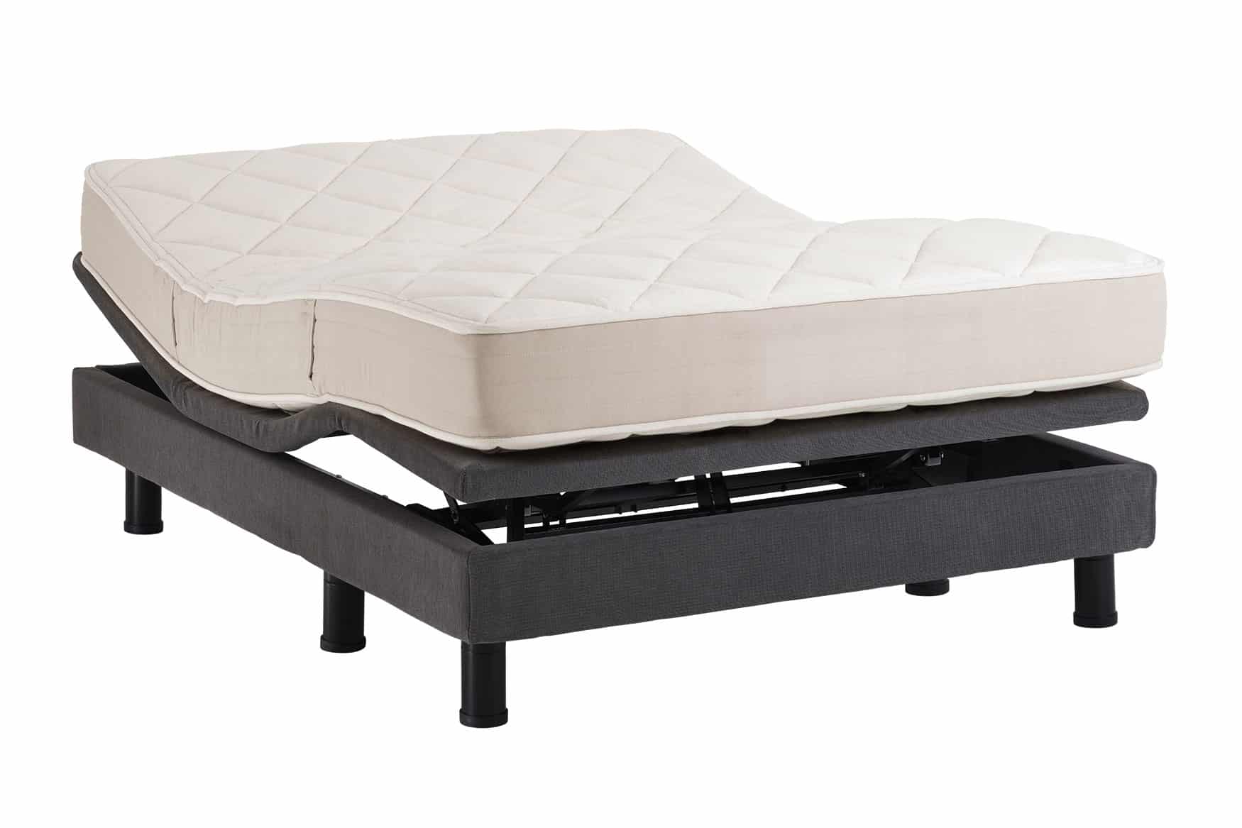 Custom Comfort A-500 – Deck-on-Rail Premium Wireless Adjustable Bed with Lift & Tilt