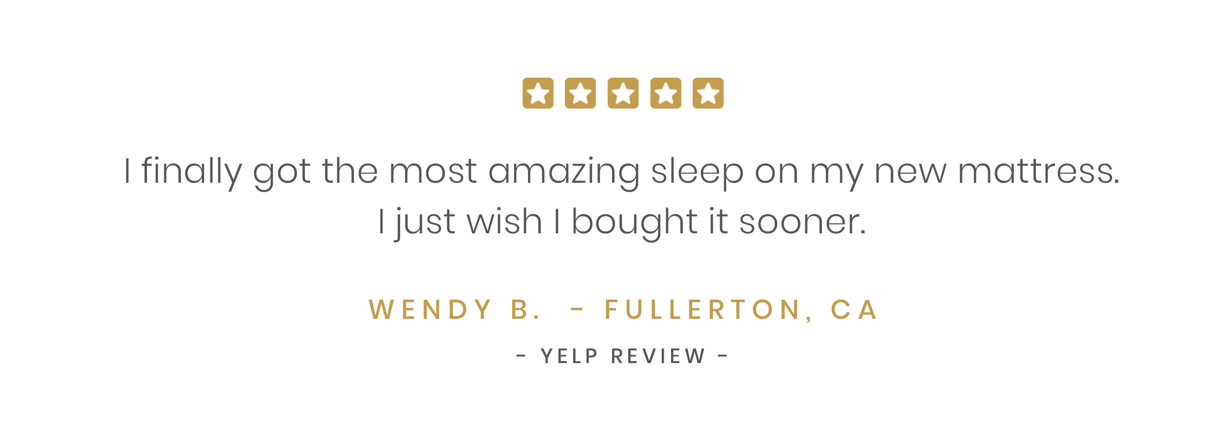 Fall into Comfort Rise in Harmony Yelp Review Testimonial