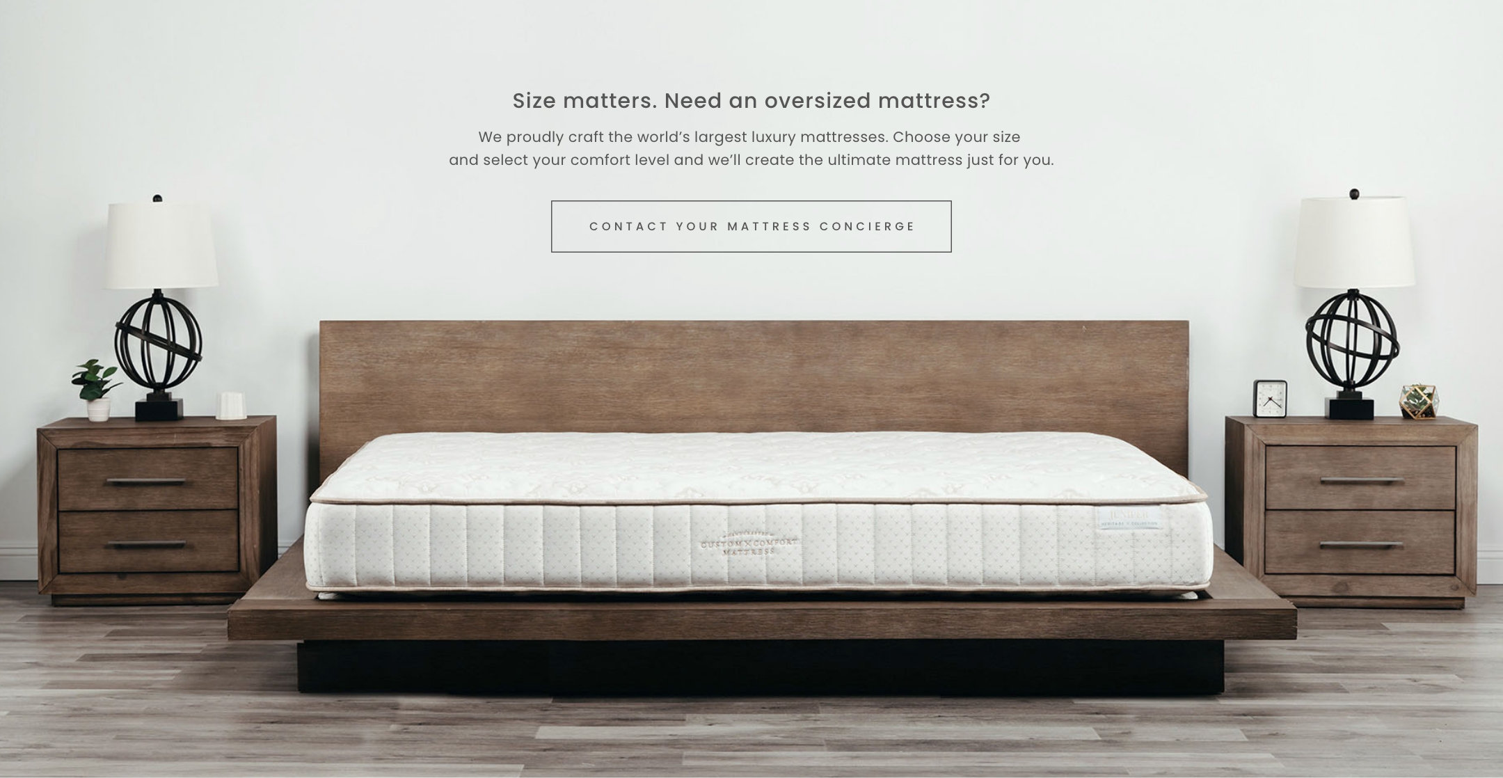 Custom & Oversized Mattresses oversized beds 1