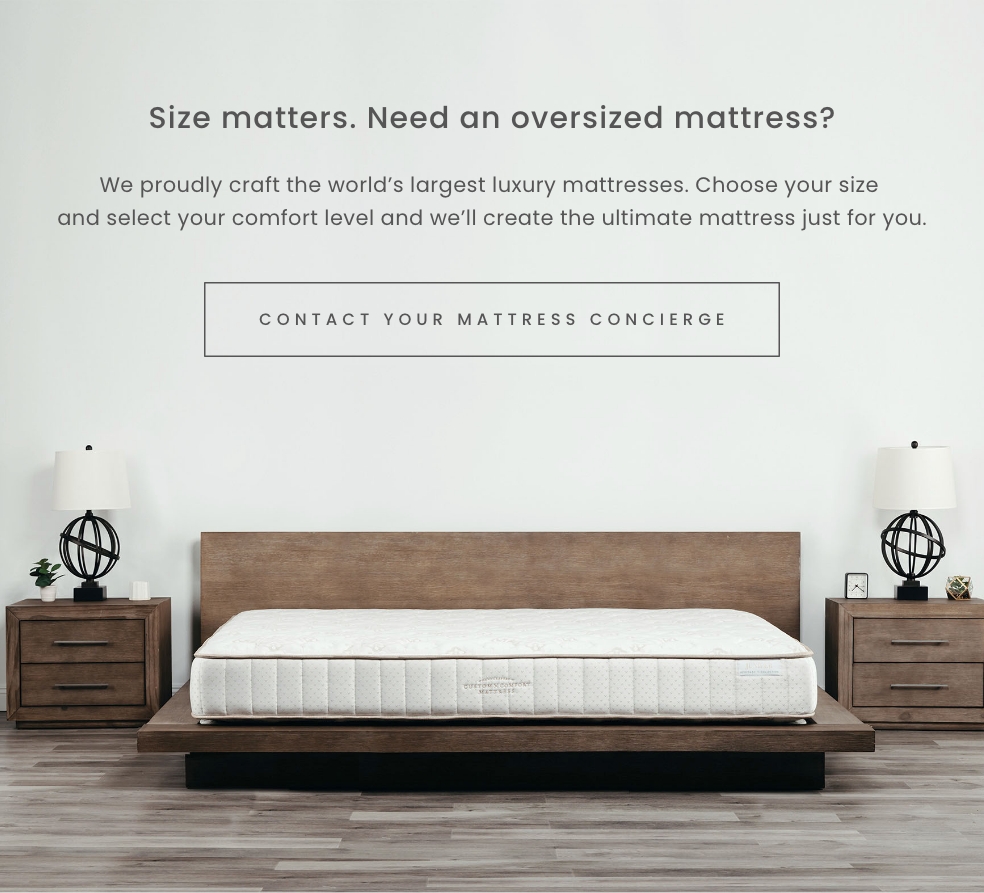 Custom & Oversized Mattresses oversized beds mobile