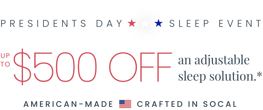 Presidents Day Sleep Event lockup