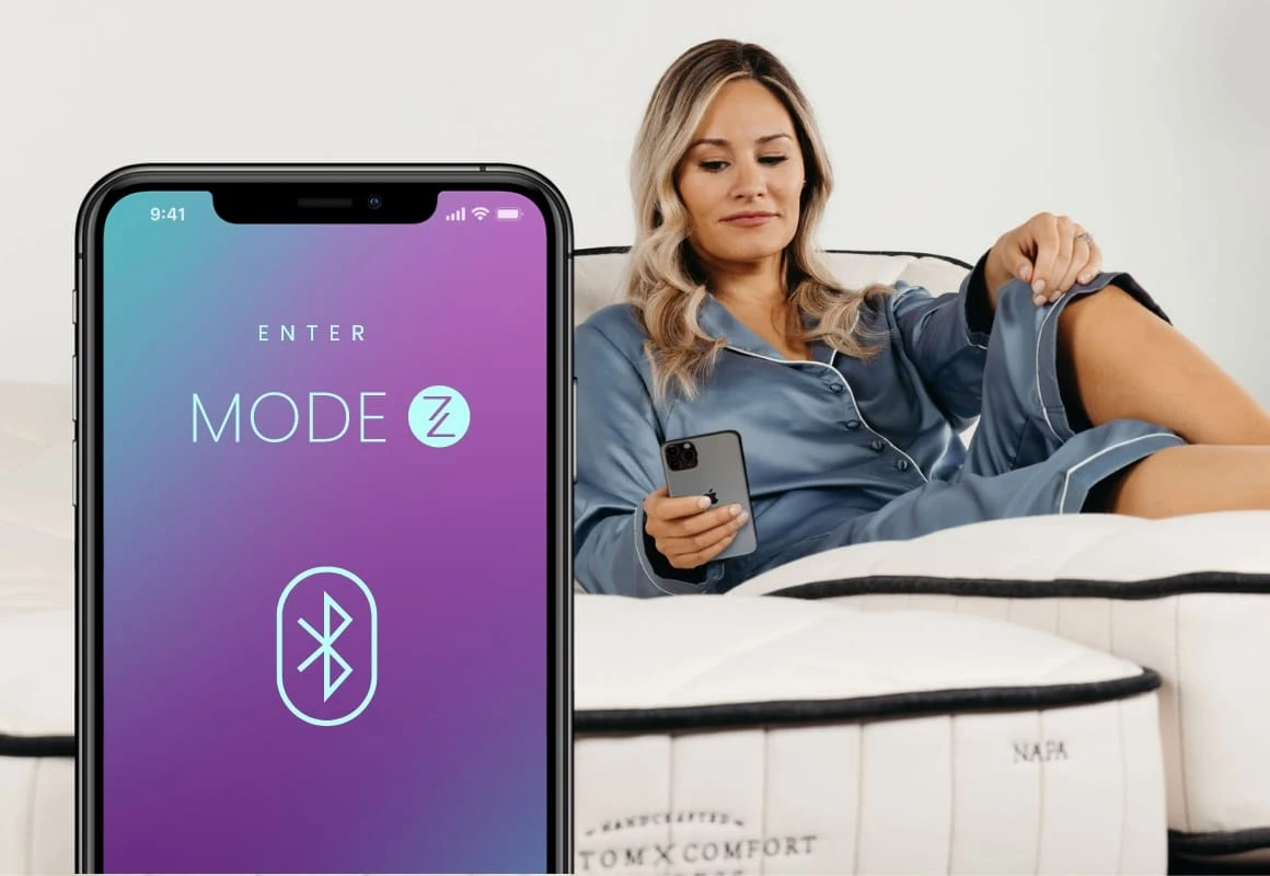 Custom Comfort A-400 Plus – Premium Wireless Adjustable Bed with Massage & Lumbar difference adjustable7