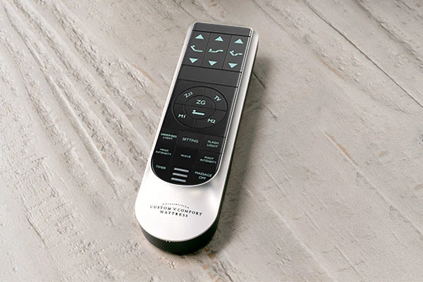 Custom Comfort A-300 Plus – Premium Wireless Adjustable Bed with Massage 300 remote 600x400 2