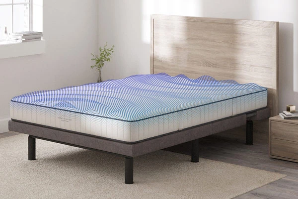 Custom Comfort A-400 Plus – Premium Wireless Adjustable Bed with Massage & Lumbar dual wave massage 600x400 1