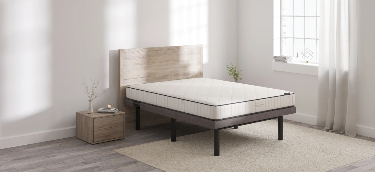 Custom Comfort A-400 Plus – Premium Wireless Adjustable Bed with Massage & Lumbar 400 adjustable leg