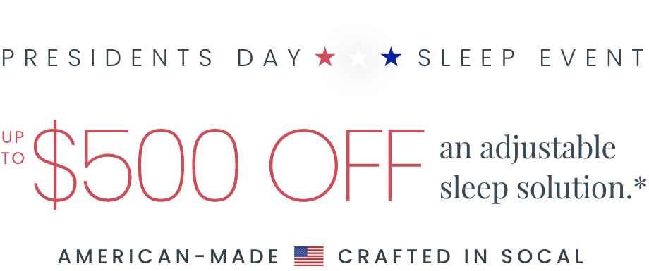 Presidents Day Sleep Event lockup