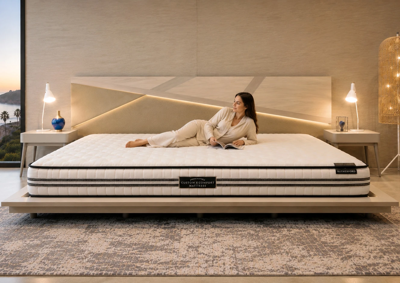 Custom & Oversized Mattresses OversizedBedLowProfile2